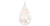 Texture roche de sodium dans une goutte